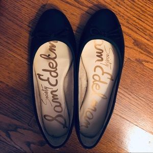 Sam Edelman Shoes - Sam Edelman Black Leather Ballet Flat with Bow Sam Edelman Shoes - Sam Edelman Black Leather Ballet Flat with Bow